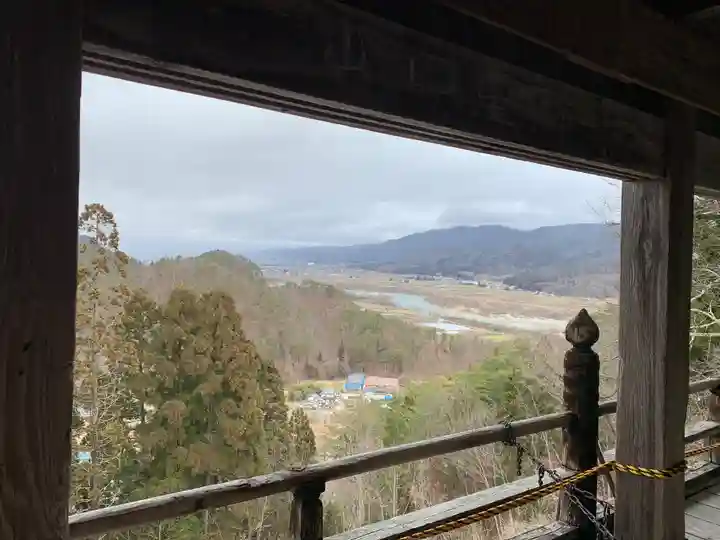 左下り観音堂の景色