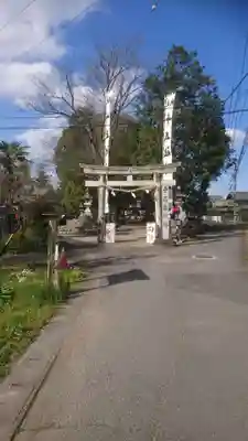 十五社神社の鳥居