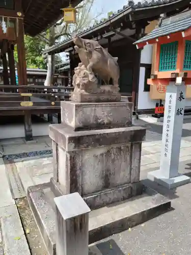 護王神社の狛犬