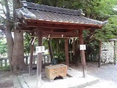 村木神社（東浦町）の手水舎