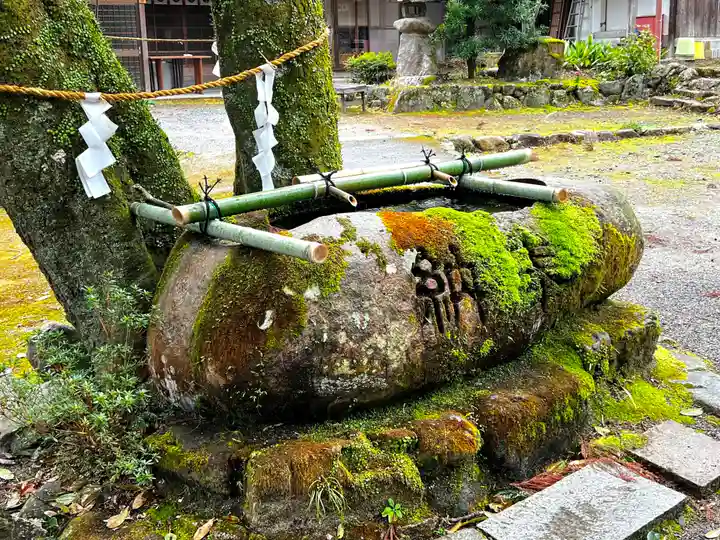 小椋神社の手水舎