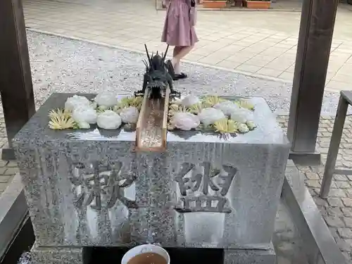 川越八幡宮の手水舎