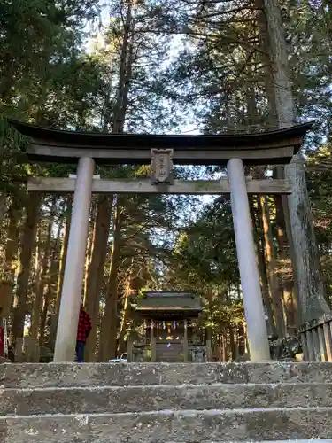 北口本宮冨士浅間神社の鳥居