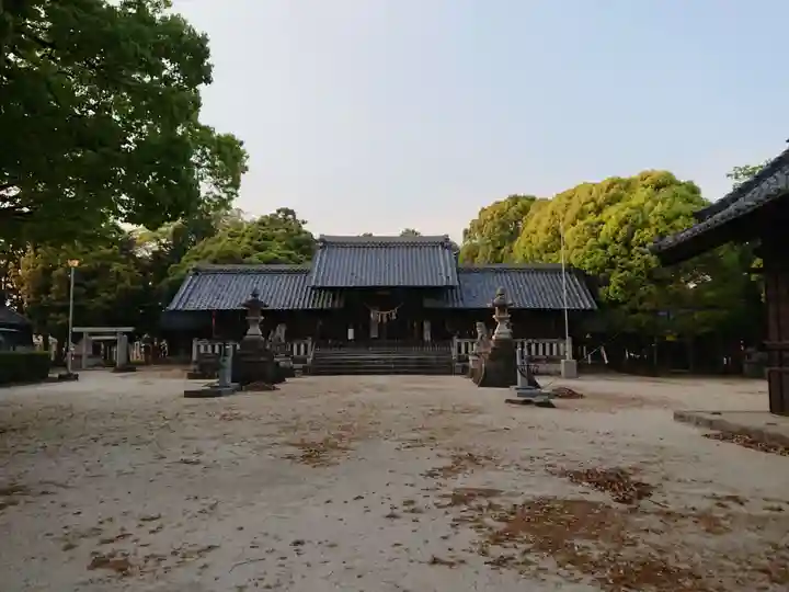 神明社・小河天神社合殿の本殿・本堂