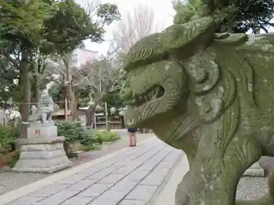 菊田神社の狛犬