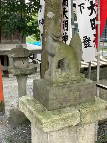 久下稲荷神社の狛犬