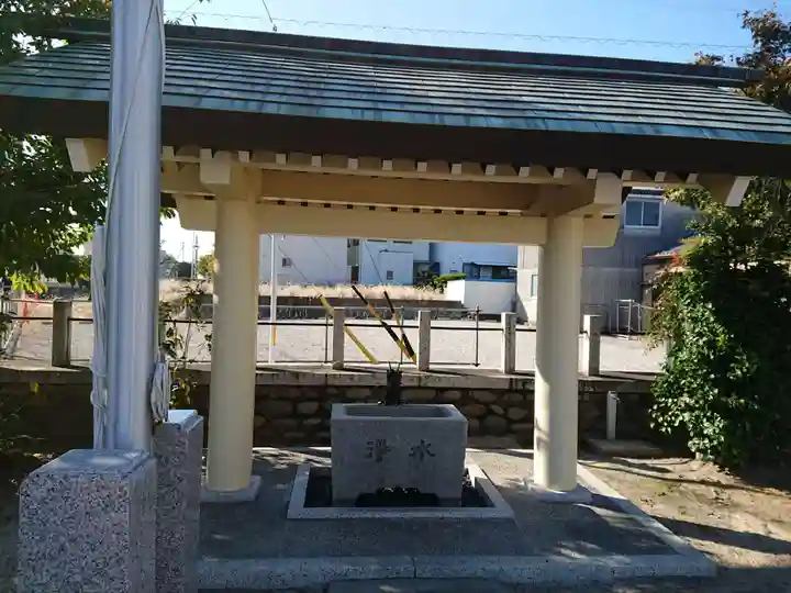 八劔社(東中島八劔社)の手水舎