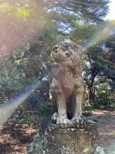 倉吉八幡宮の狛犬