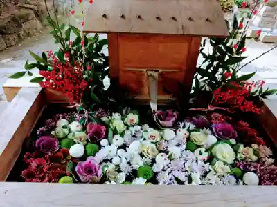 四條畷神社の手水舎