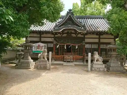 式内楯原神社の本殿