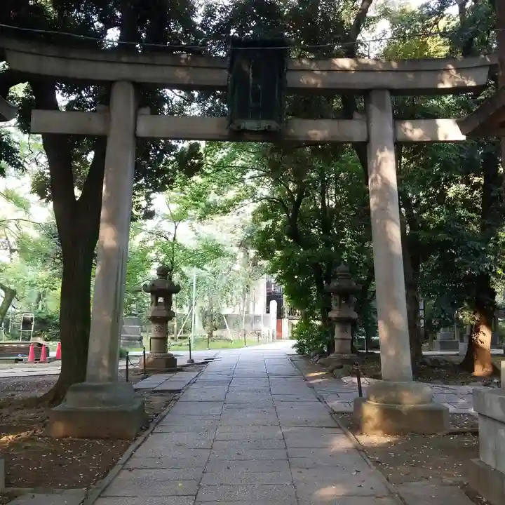 赤坂氷川神社の鳥居