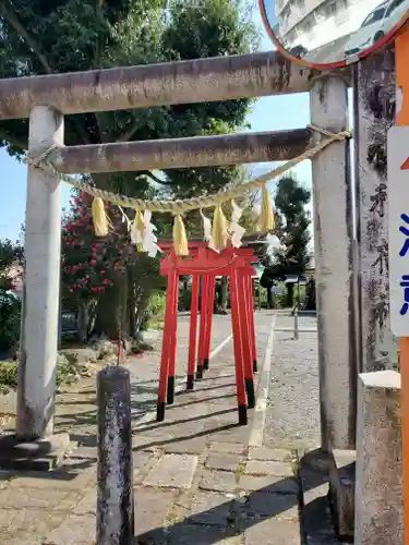 常祗稲荷神社の鳥居