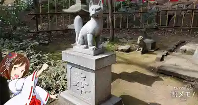 円山随身稲荷大明神の狛犬