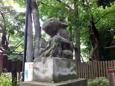 調神社の狛犬