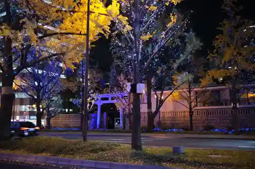 難波神社の景色