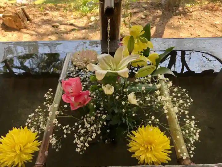 坂本八幡神社の手水舎