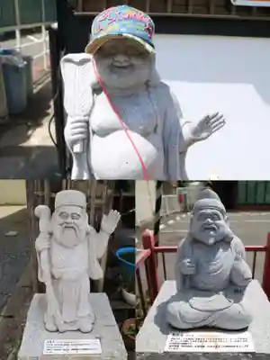 佐沼羽黒神社の像