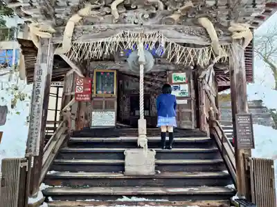 円通三匝堂(さざえ堂)の本殿・本堂