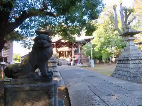 諏訪神社の狛犬