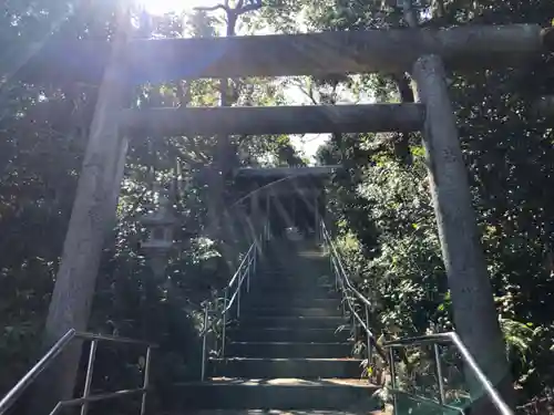 自凝神社の鳥居