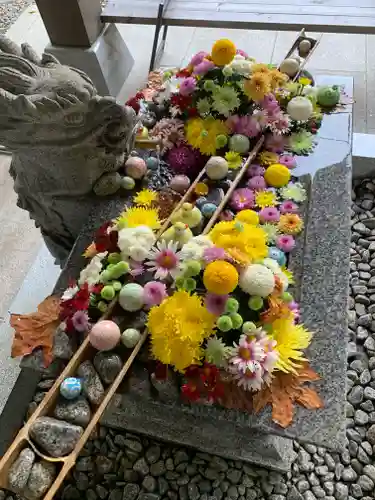 滑川神社 - 仕事と子どもの守り神の手水