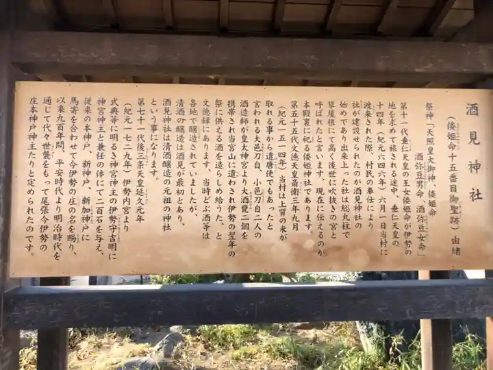 酒見神社の歴史