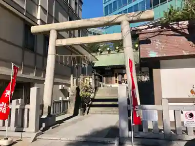  六本木天祖神社の鳥居