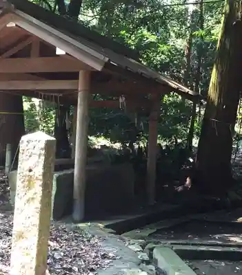 飯野高宮神山神社の手水舎