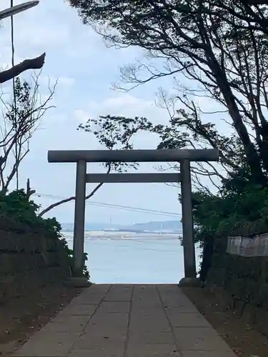 酒列磯前神社の鳥居