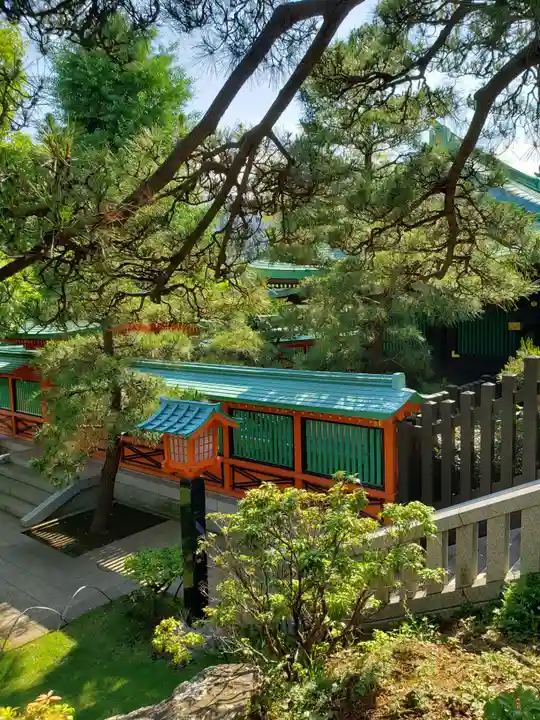 穴八幡宮の景色