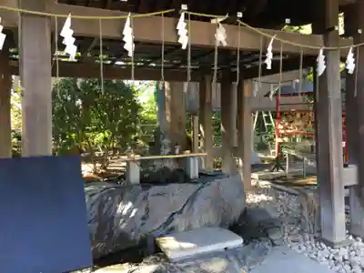 所澤神明社の手水舎