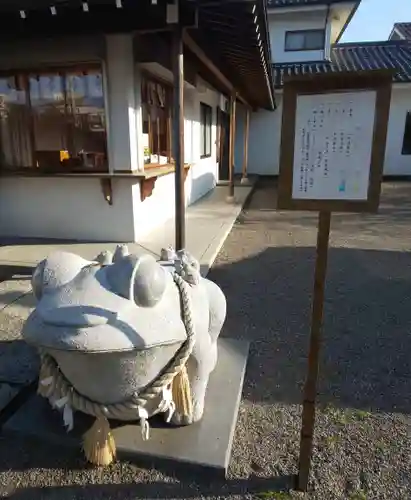 別雷皇太神の狛犬