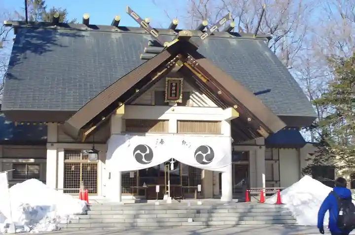帯廣神社の本殿・本堂