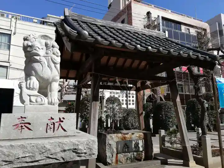 柏神社の手水舎