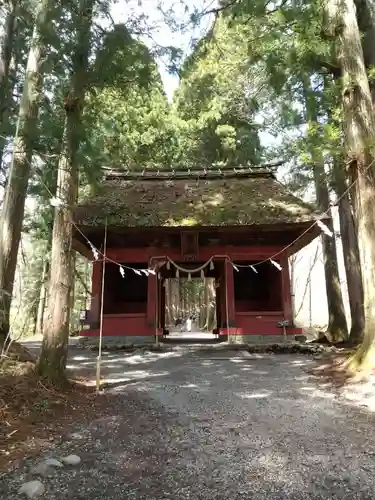戸隠神社奥社の山門・神門
