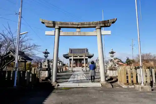 白山比賣神社の鳥居