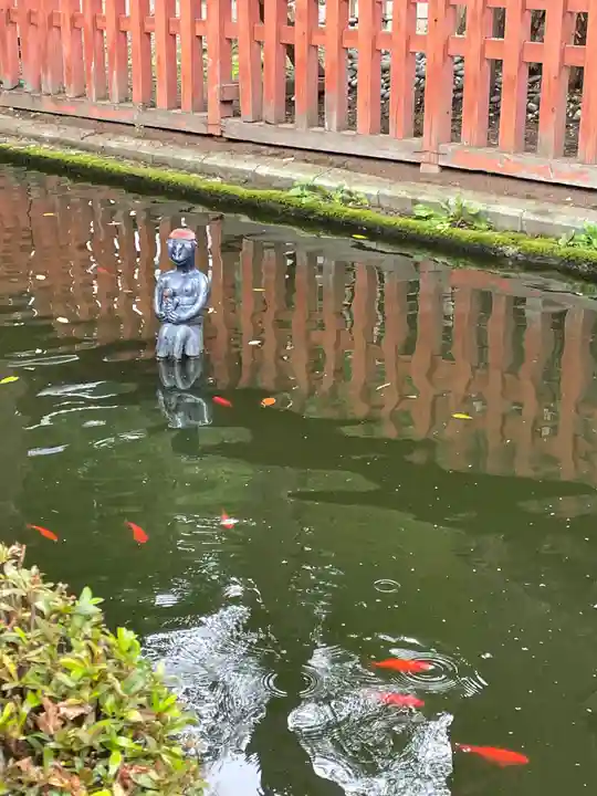 櫛引八幡宮の像