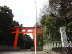 井草八幡宮の鳥居