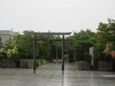 鉄道神社の鳥居