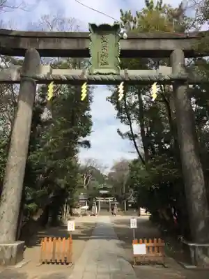 篠崎浅間神社の鳥居