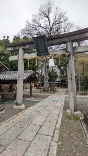 縣神社の鳥居