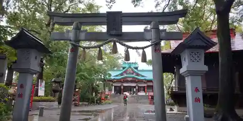 多摩川浅間神社の鳥居