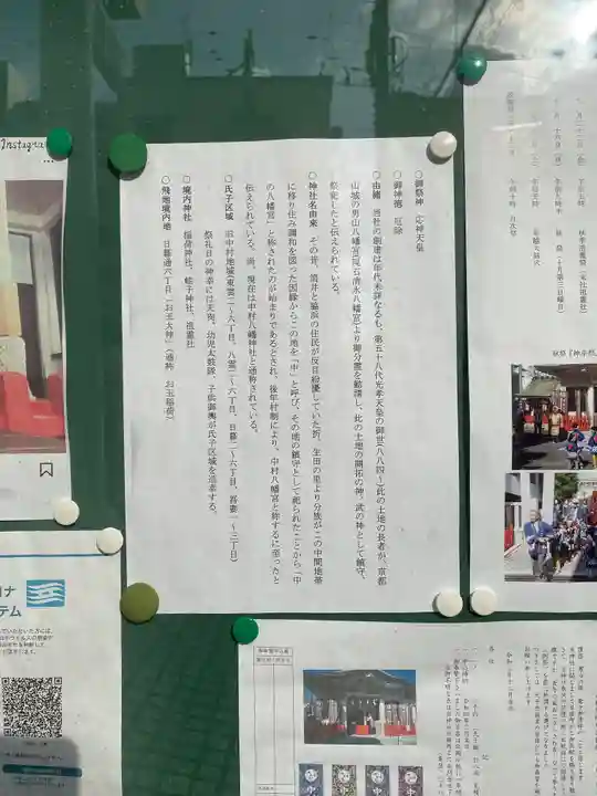 中村八幡神社の歴史