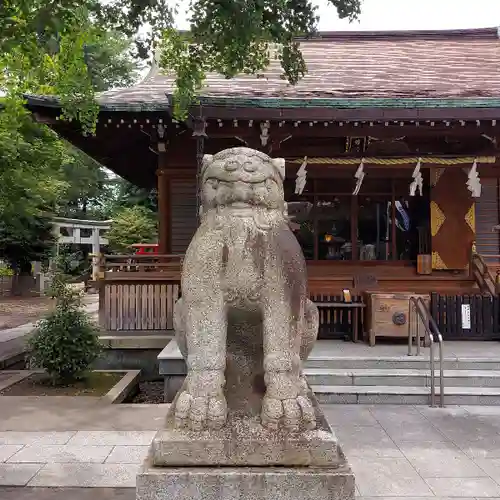 鎧神社の狛犬
