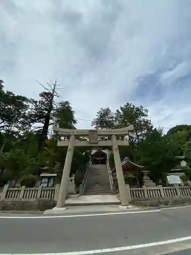 真止戸山神社の鳥居