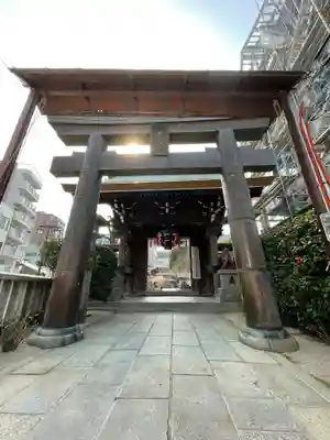櫛田神社の鳥居