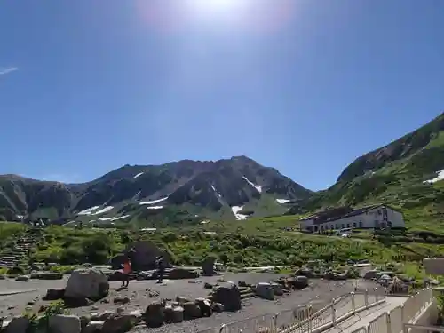 雄山神社峰本社の景色