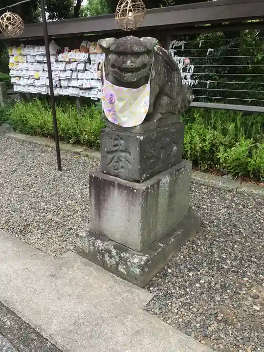 菊田神社の狛犬