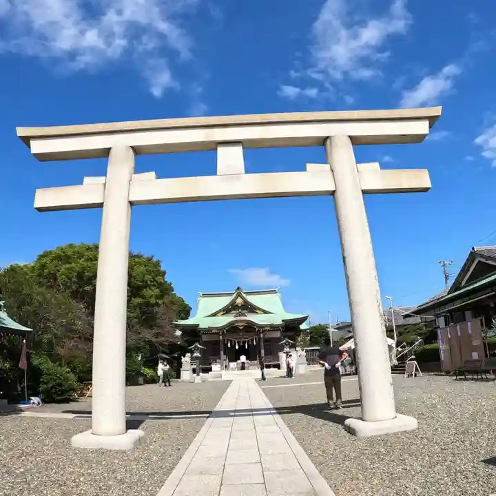 龍口明神社の鳥居