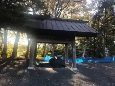 當麻神社の手水舎